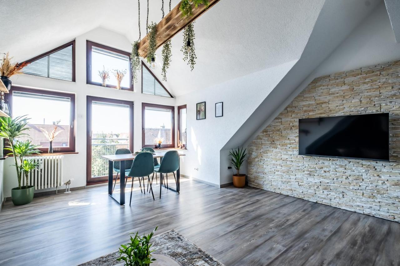 Nature Terminal Apartment - Unterwegs Zuhause Steinenbronn Ngoại thất bức ảnh